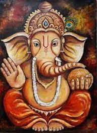 Buy Lord Ganesha Wall Art Hand Painted