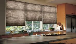 Adjustable blinds provide several functions: Window Treatments For The Kitchen Kitchen Window Coverings
