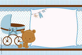 A baby shower is just one beautiful chapter of an unfolding tale of new life. Baby Boy Bear Free Party Printables And Invitations Oh My Baby