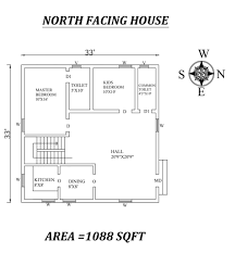 amazing 54 north facing house plans as