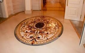 beautiful oval medallion floor design