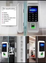 Fp8 Digital Fingerprint Glass Door Lock