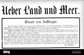 Hallberger, Eduard, 29.3.1822 - 29.8.1880, German publisher, obituary of  the editorial office of the magazine 