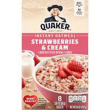 instant oatmeal strawberries and