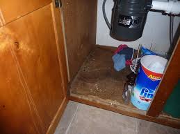 how to fix rotted cabinet bottom