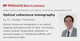 optical coherence tomography คือ
