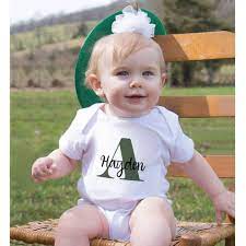 custom name personalized baby clothes