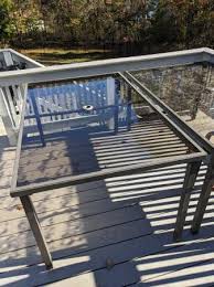 Glass Patio Table 60 X 38 Furniture