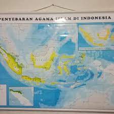 Hikmah sejarah perkembangan islam di indonesia. Jual Murah Peta Penyebaran Agama Islam Di Indonesia Jakarta Timur Gina Habibi Tokopedia