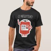 o negative blood type t shirt zazzle