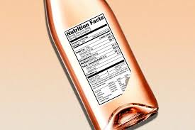 nutrition info to wine labels