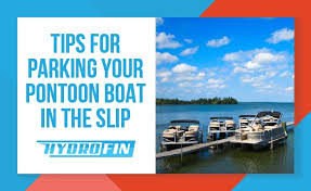 parking your pontoon boat in the slip