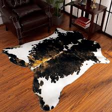 faux cowhide rugs cow print rug cowhide