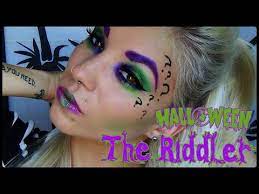 the riddler halloween makeup you
