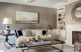 Ivory Living Space With Soft Gray Walls