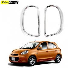 nissan micra chrome tail light covers