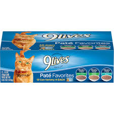 9lives Pate Favorites Variety Pack Wet Cat Food 5 5 Ounce Cans 12 Count Walmart Com