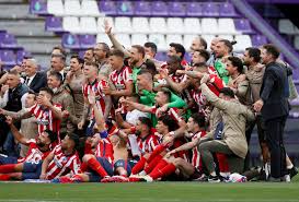 El cuadro rojiblanco se ha alzado con el título tras un vibrante final, . El Atletico De Madrid Se Proclama Campeon De Liga