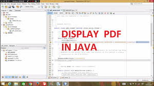 Disebut markup language karena bahasa html menggunakan tanda (mark) How To Display Pdf Viewer In Java Neatbeans Youtube