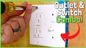Easiest Way To Wire a Light Switch and Outlet In the Same Box - YouTube
