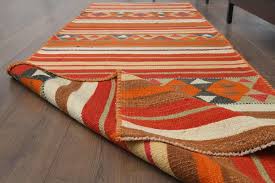 vine turkish striped wool kilim