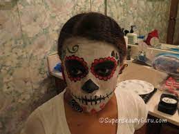 sugar skull day of the dead makeup