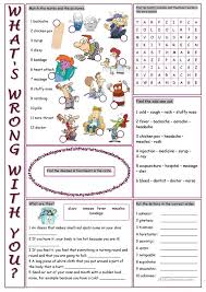 Students will practise the vocabulary related to. What S Wrong With You Vocabulary Exercises English Esl Worksheets For Distance Learning And Physical Classrooms