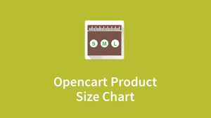 Opencart Product Size Chart