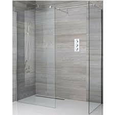 Chrome Corner Walk In Wet Room Shower