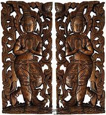 Sawaddee Wall Sculpture Thai Wood Wall