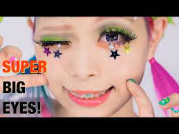 super big eyes makeup tutorial lashes