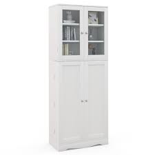 Tall Kitchen Pantry Cabinet With Dual