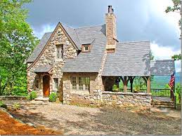 Stone Cabin Cottage House Plans