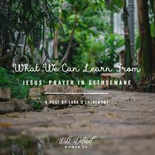 from prayer in gethsemane