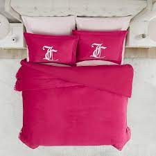 Hot Pink Twin Reversible Comforter Set