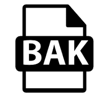 how to open a bak file sqlbak