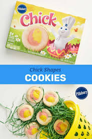 Pillsbury cake, baking & pastry supplies. Happy Spring Pillsbury Shapes Cookies Decorated With Cute Pink And Yellow Chicks Are An Easy And Yummy Way To Dress Shaped Cookie Sugar Cookie Dough Cookies