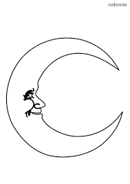 You will need a pdf reader to view these files. Moon Coloring Pages Free Printable Moon Coloring Sheets
