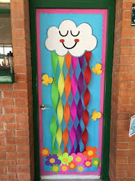spring decorations for classroom door