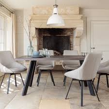 Shop with afterpay on eligible items. Valencia Solid Oak Dining Set Dark Oak With Gaudi Dining Chairs Light Grey Insideout Living