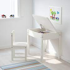 Give your child plenty of room to spread out projects develop organizational skills and have a work space of their own. Sundvik Children S Desk White 60x45 Cm Ikea