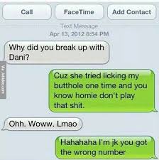 Why did you break up with dani - funny text | Funny Dirty Adult ... via Relatably.com