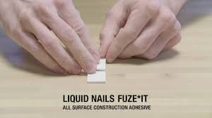 liquid nails fuze it all purpose adhesive