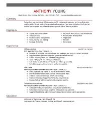 Office Assistant Resume Examples Free To Try Today Myperfectresume