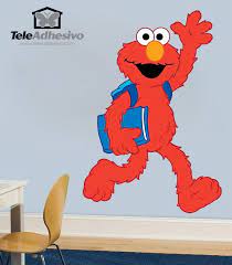 Kids Wall Sticker Elmo Goes To School