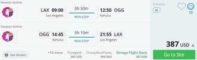 los angeles to hawaii for only 387