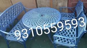 Cast Iron Garden Table Chair Set
