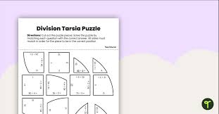 Dot Day Division Tarsia Puzzle Teach