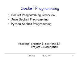 ppt socket programming powerpoint