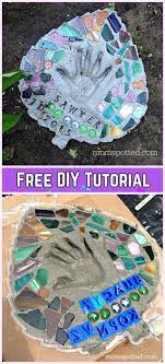 Diy Handprint Concrete Stepping Stone